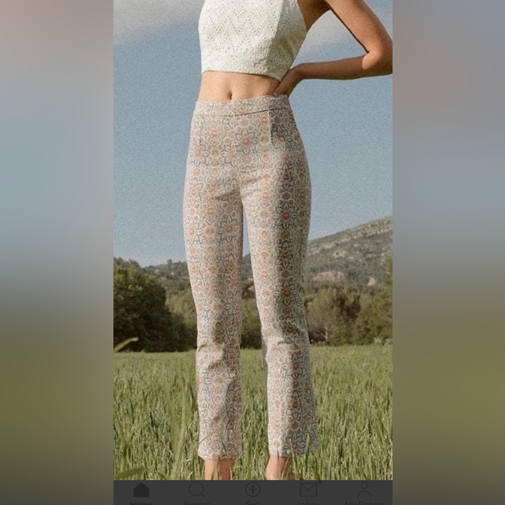 Free People Freida crop wide leg jeans. Sz.12 Like New